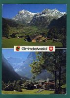 Grindelwald, 2 Ansichten, 1984, gelaufen, Grossformat