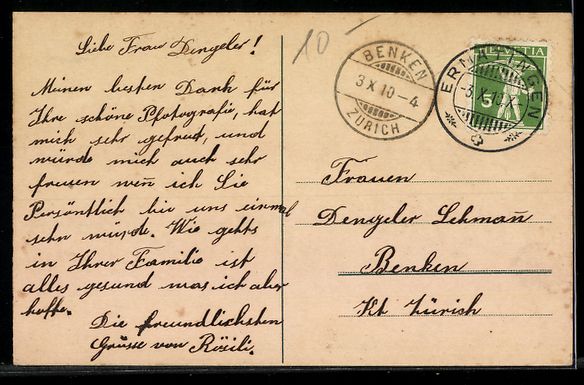 Cartoline postali: AK Ermatingen, Holzbrücke am See, 1910 – Usato da Berlin venduto da bartko-reher 1