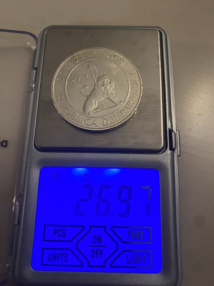 Toutes les monnaies: Numisbrief Paraguay mit Silbermünze – D'occasion à Muralto par Alex1912 2