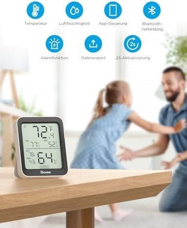 Altro per la casa: Bluetooth Thermometer Hygrometer Innen LCD Digital Alarm – Nuovo e nell'imballaggio originale da Hundwil venduto da pak_7zvn 3