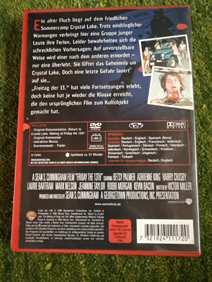 Tutti i DVDs: DVD Freitag der 13. – Usato da Dettighofen (Lengwil) venduto da Dolol 1