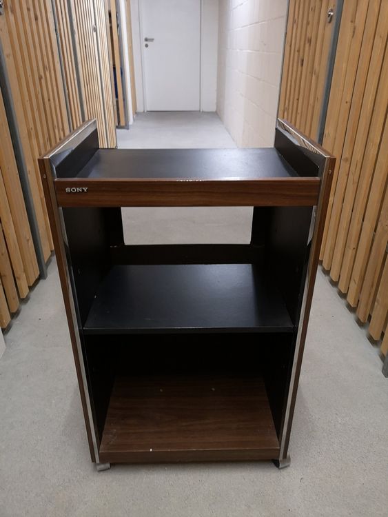 Sony Hi-Fi-Rack, mit Rollen, Holzoptik (Gebraucht) in Basel für CHF 10 ...