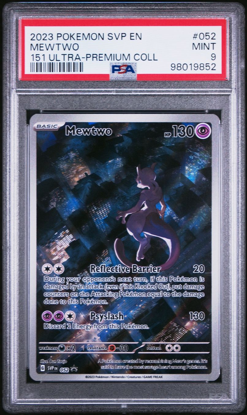 Pokémon Sammelbilder & Trading cards: Pokemon Mewtwo 151 Promo in der PSA 9 – Neu (gemäss Beschreibung) aus Muri b. Bern von PokemonPSAKarten