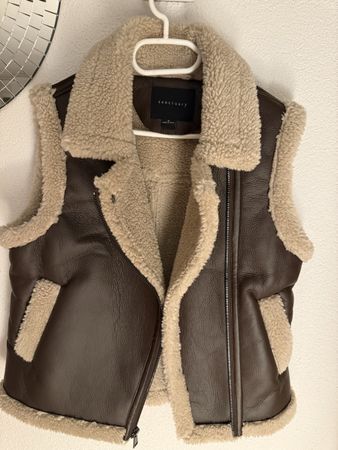 Sanctuary Weste in Leder-Optik, Gr. S – perfekt für Herbst!