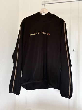 Vintage Nike Hoodie Schwarz Gold