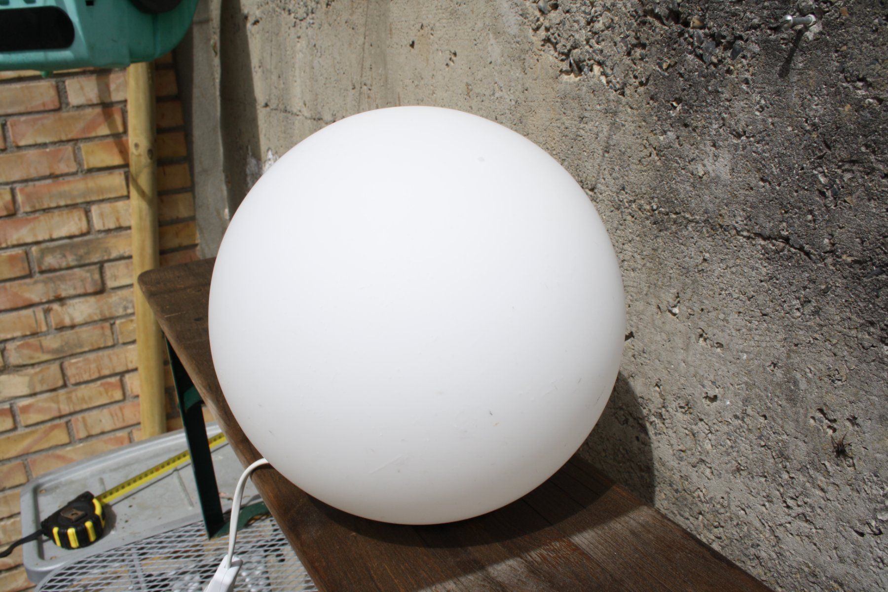 Lampen: KUGELLAMPE AUS GLAS LAMPE – Gebraucht aus Wauwil von Pneuedy 5