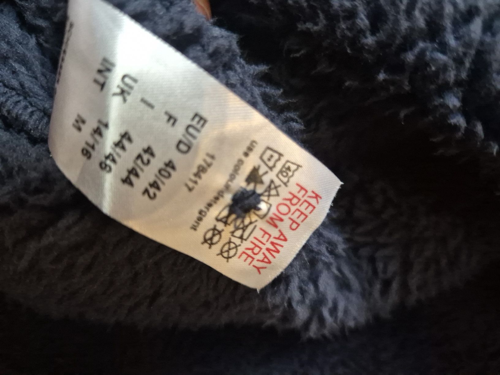 Schiesser Giacche: Teddymantel dunkelblau Schiesser Gr L – Usato da Zürich venduto da Drago670 4