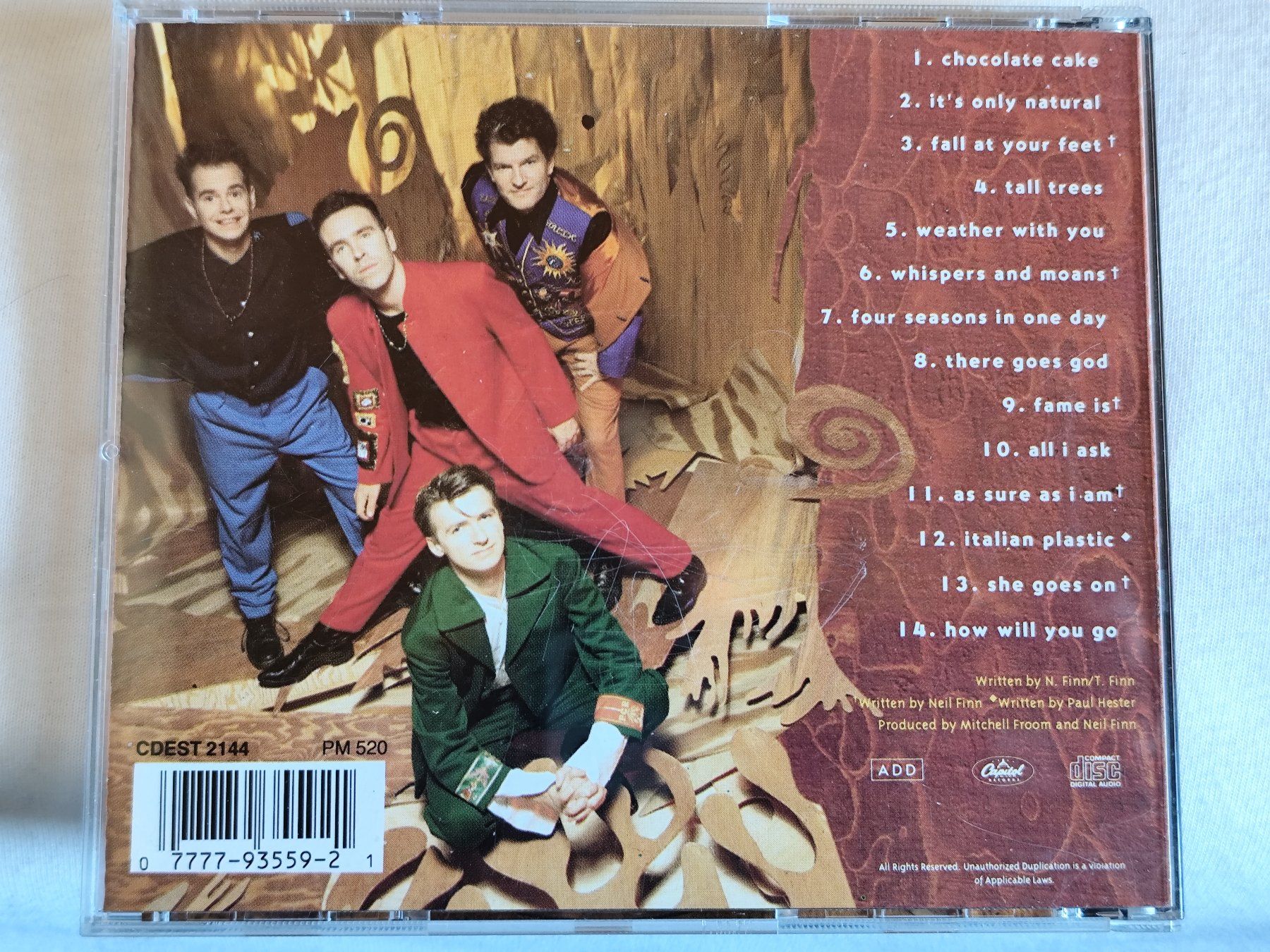 CD: CROWDED HOUSE - WOODFACE 1991 Capitol Records - AUSSIE ROCKS – Usato da Ermenswil venduto da easyric 2