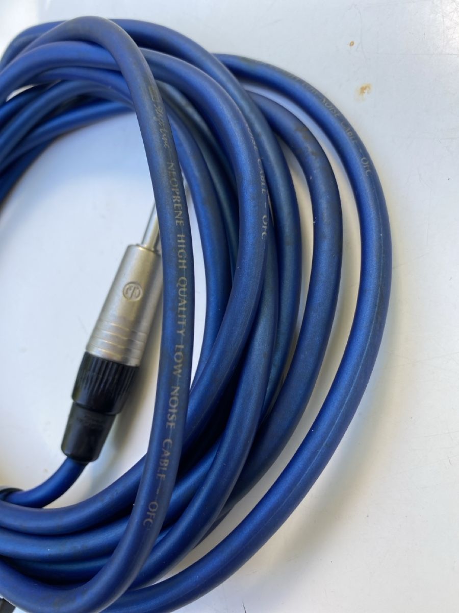Cavi: Câble jack mono audio professionnel bleu 5m – Usato da Lommiswil venduto da Labruce 1