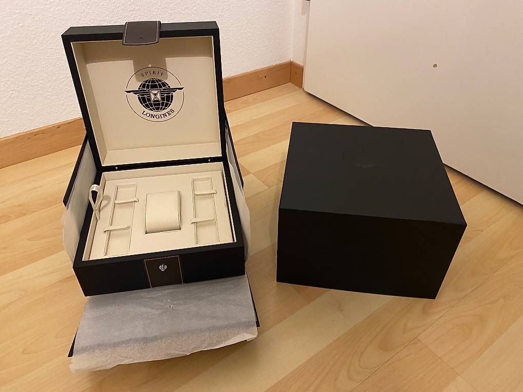 Longines Uhrenboxen: Rare & seltene grosse Prestige Edition Box von Longines – Neu und originalverpackt aus Allenwinden von guetzli20