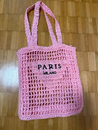 Pinke Sommertasche "Paris Milano" - Perfekt für den Sommer!