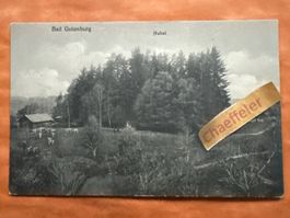 Alte Ansichtskarte von Bad Gutenberg, 1923, Rarität