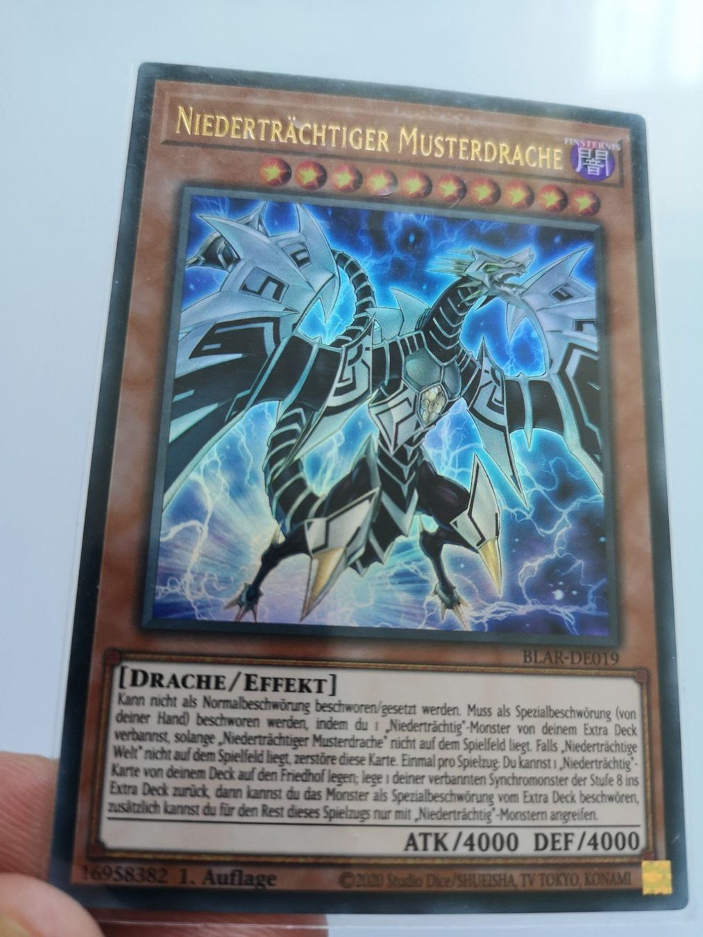 Yugioh Carte collezionabili: Niederträchtiger Musterdrache 1.Auflage – Nuovo (secondo la descrizione) da Boswil venduto da ShoppingCenterCity 1