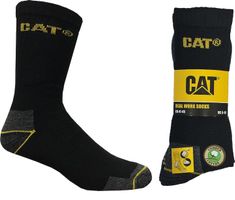 CAT Real Work Socks 41-45, UK 6-11, 3er Pack *Neu* Socken
