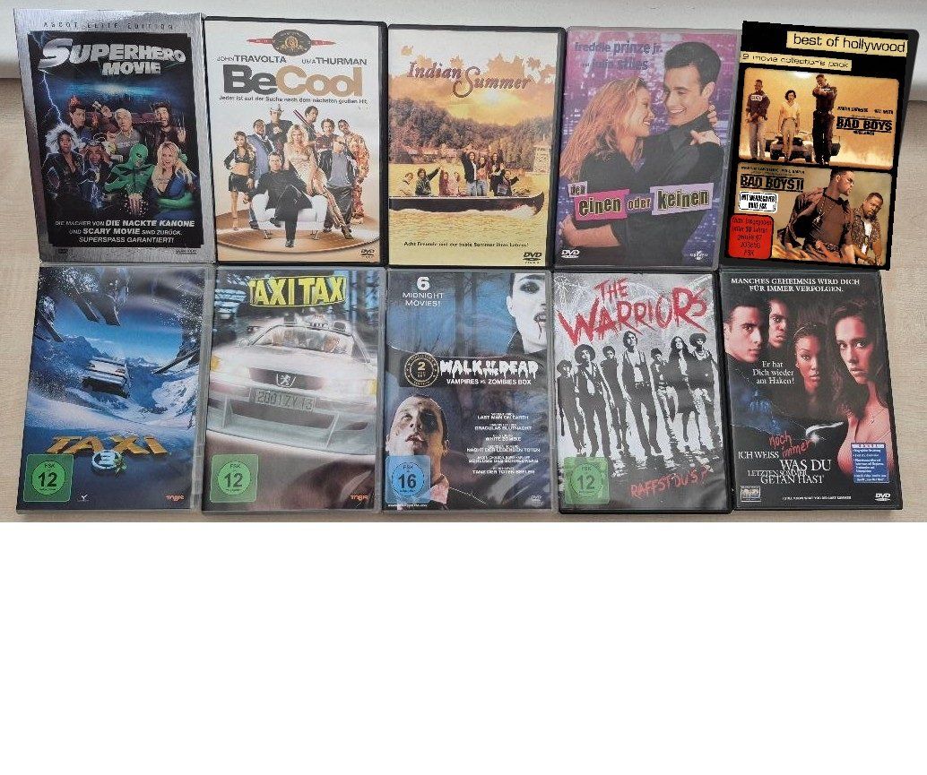 Tutti i DVDs: 100 x DVD Gemischt – Usato da Wettingen venduto da Reviled 9