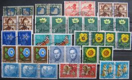 PJ 1930 - 1973 Paare, Dreier gestempelt