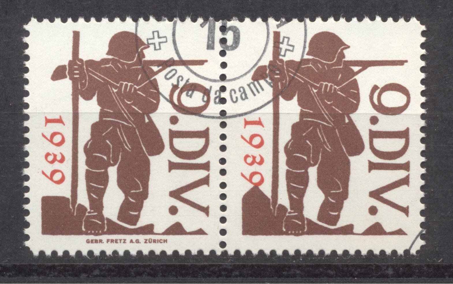 Alle Briefmarken: Kommandostäbe Nr. 84b/1 o – Gebraucht aus Siebnen von Fstaehli