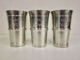 Zinnbecher 317gr Zinn zum basteln Zinngiessen Silvester
