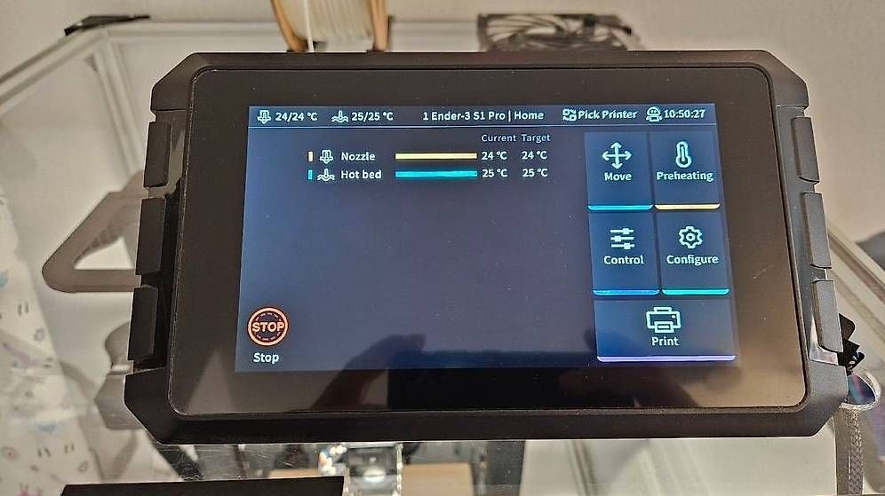 Creality 3D Drucker: Creality Ender-3 S1 Pro + Sonic Pad + Plexiglas Gehäuse – Gebraucht aus Zürich von Axl00 4