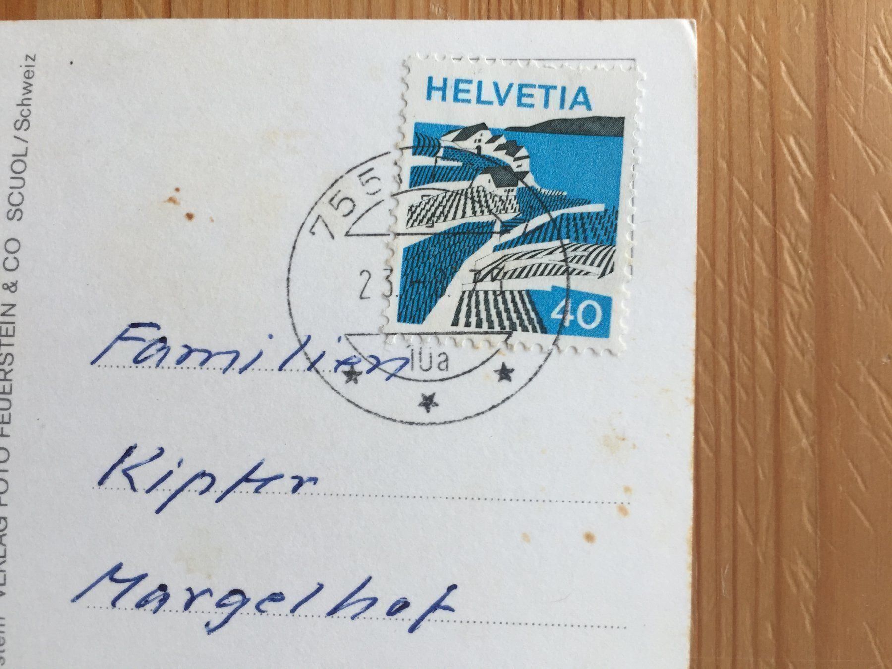 Cartes postales: Ftan - AK 1975 – D'occasion à Oberuzwil par Henri09 1
