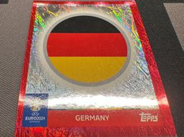 Topps Uefa Euro EM 2024 Wappen / Flag GER 1