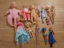 Puppen Barbie Prinzessinnen für Mädchen, 10 Stk.