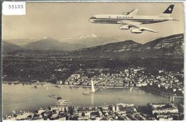 DC 8 de "Swissair" sur Geneve