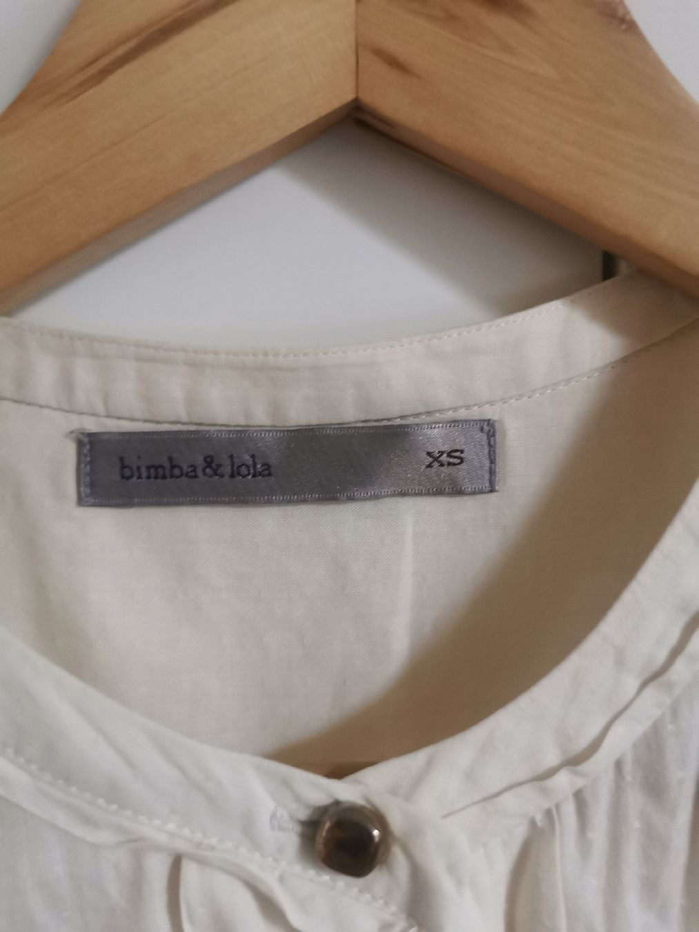 Camicette: Vintage Bluse, Creme, Gr. XS – Usato da Winterthur venduto da bettie01 2