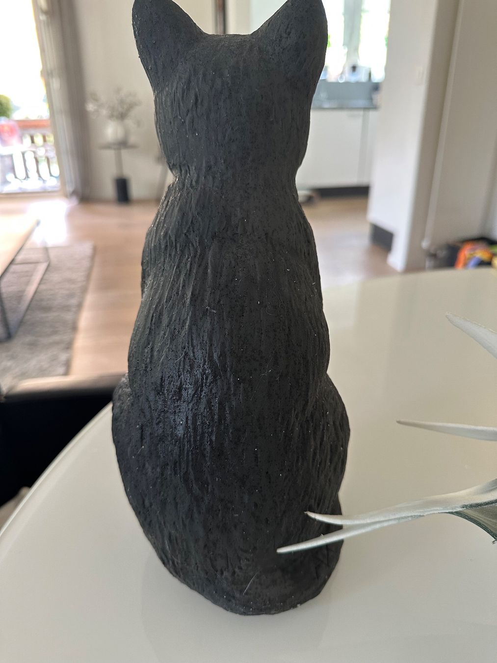 Statuette: Katze schwarz aus Ton – Usato da Boppelsen venduto da Raffeli 1