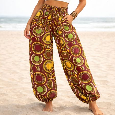 Haremshose Freizeithose Indien Hippie Goa Hose Baumwolle br