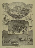 WOHLEN, AARG. STROHINDUSTRIE, HOLZSTICH 1883