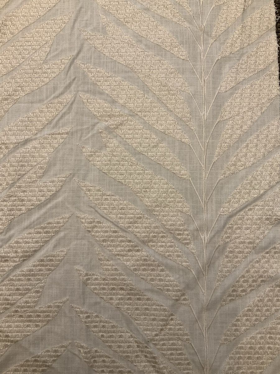Tessuti: Coupon de tissu Larsen Blanc – Nuovo (secondo la descrizione) da rolle venduto da Tontonjulot 2