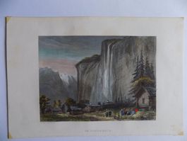 Staubbach Lauterbrunnen koloriert