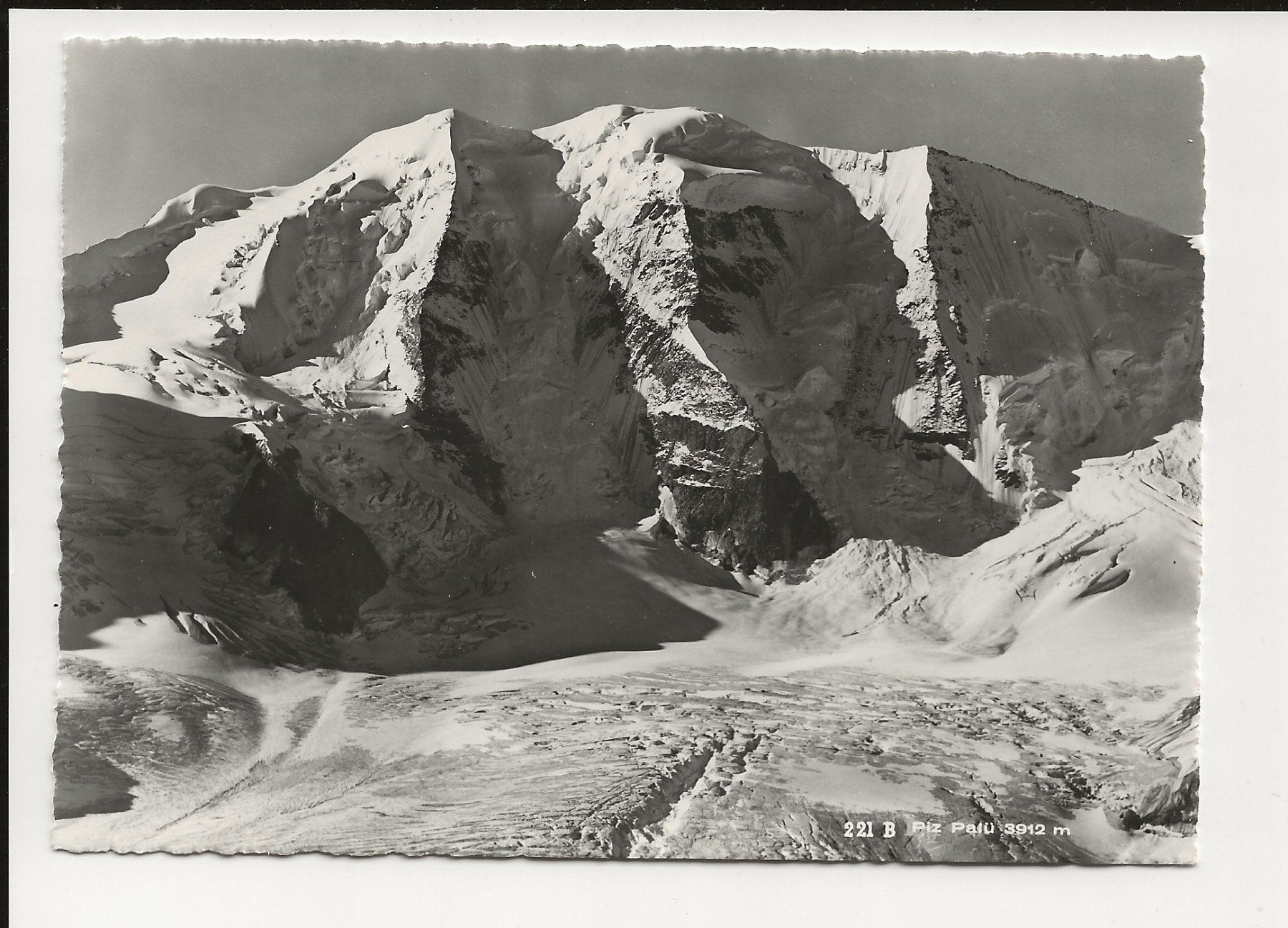 Cartoline postali: AK ca.1950 Piz Palü , 3912m – Usato da Greifensee venduto da 315WDO