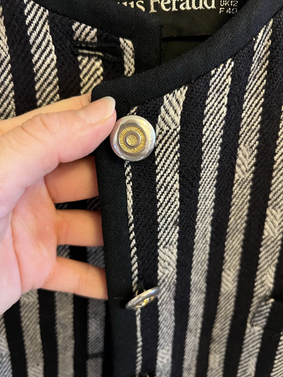 Jacken: Louis Féraud Blazer Jacke gestreift Gr 38 – Gebraucht aus Zürich von yvispirig 5