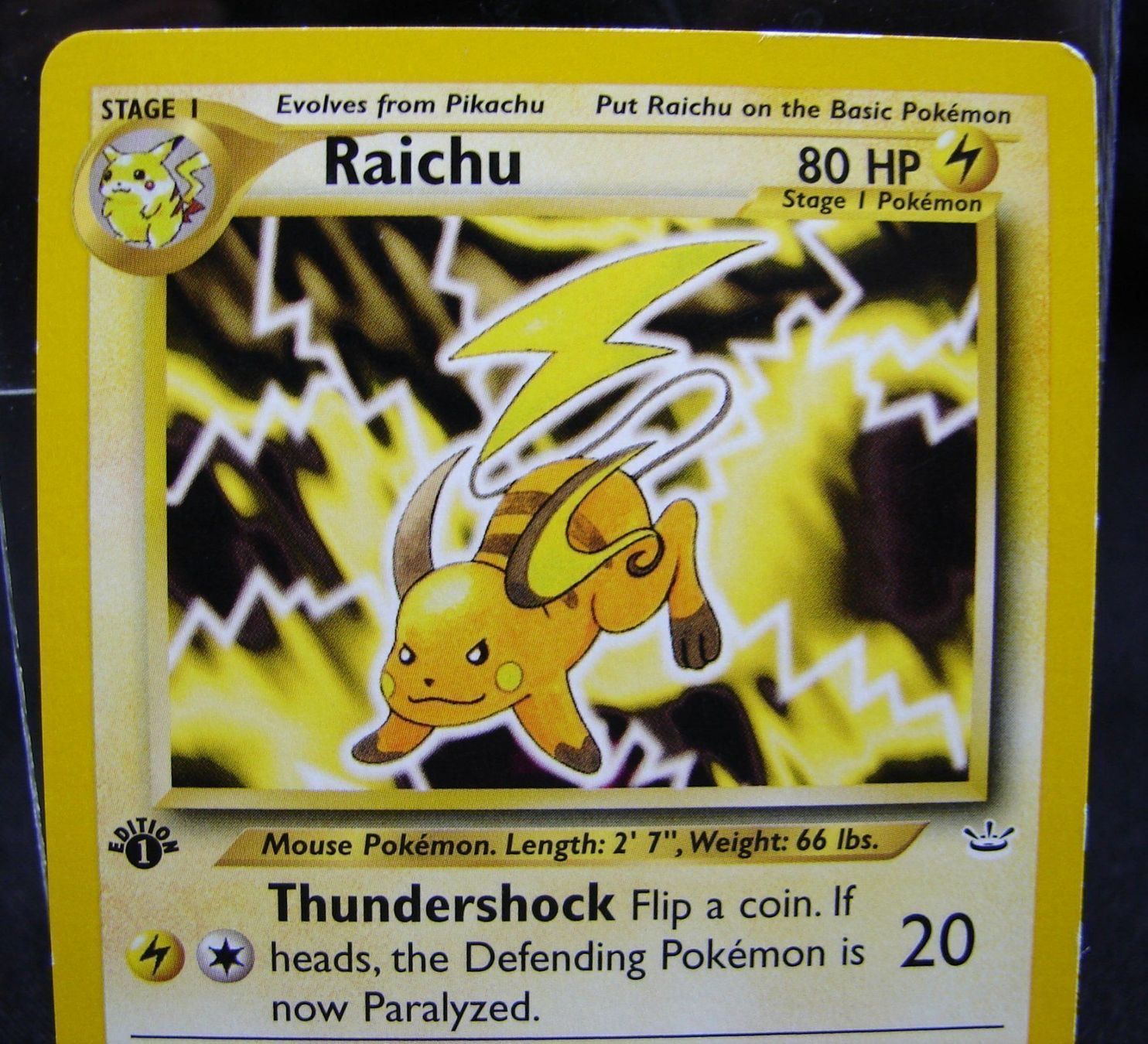 Pokémon Carte collezionabili: Raichu - 1st Edition - Rare         /121 – Usato da Rümlang venduto da coh_87ww 1