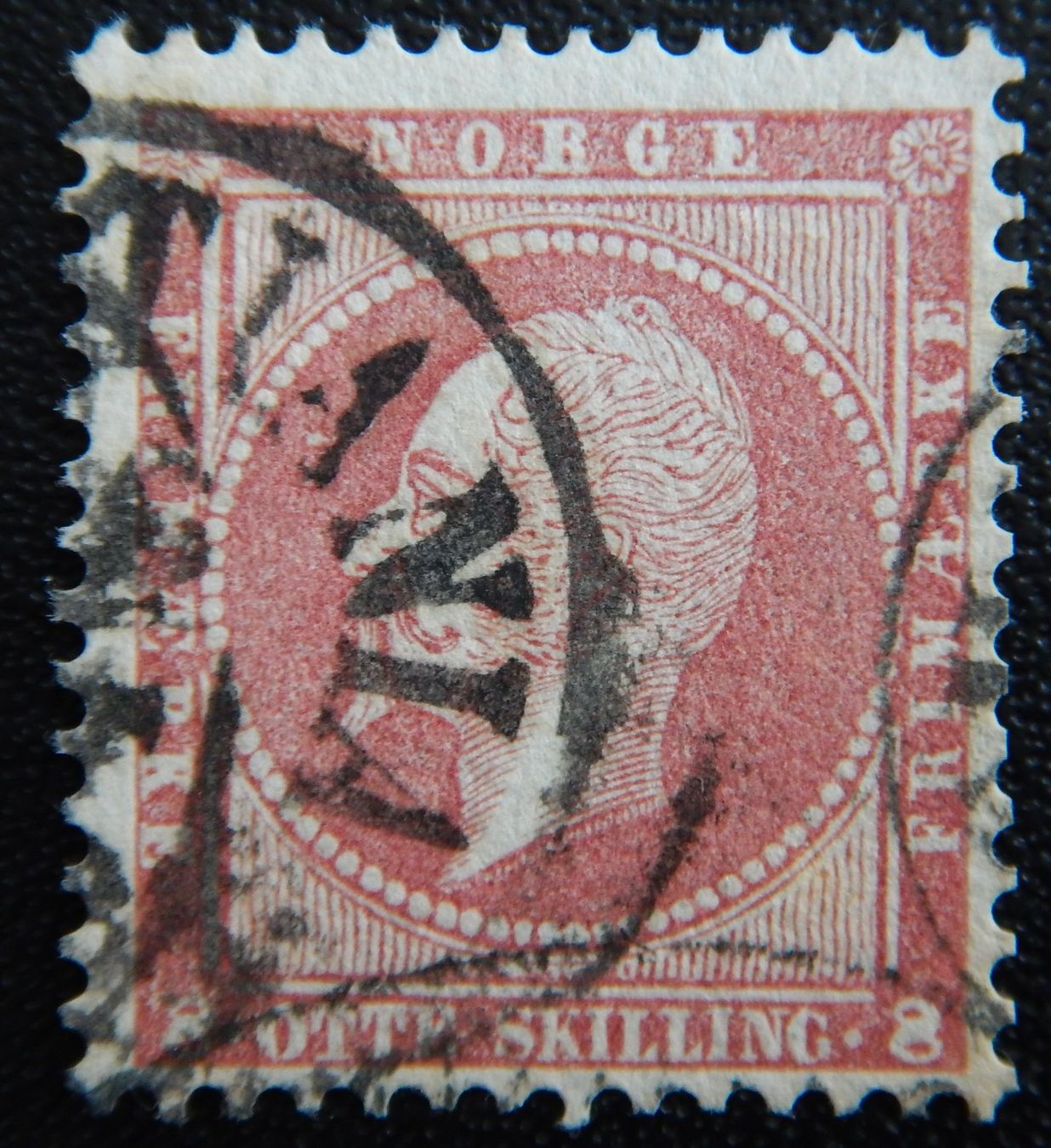 Tutti i francobolli: Norwegen Kat. 5 gest. 1856 Kat. 35 Euro – Usato da Zürich venduto da Muehlekauf