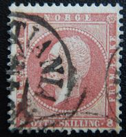 Norwegen Kat. 5 gest. 1856 Kat. 35 Euro