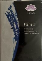 „Lotus“ Flanell - Kopfkissen - Anzug 65 x 100 cm
