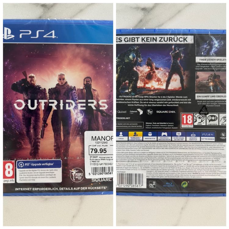Outriders PS4 ORIGINALVERPACKT!! Kaufen auf Ricardo