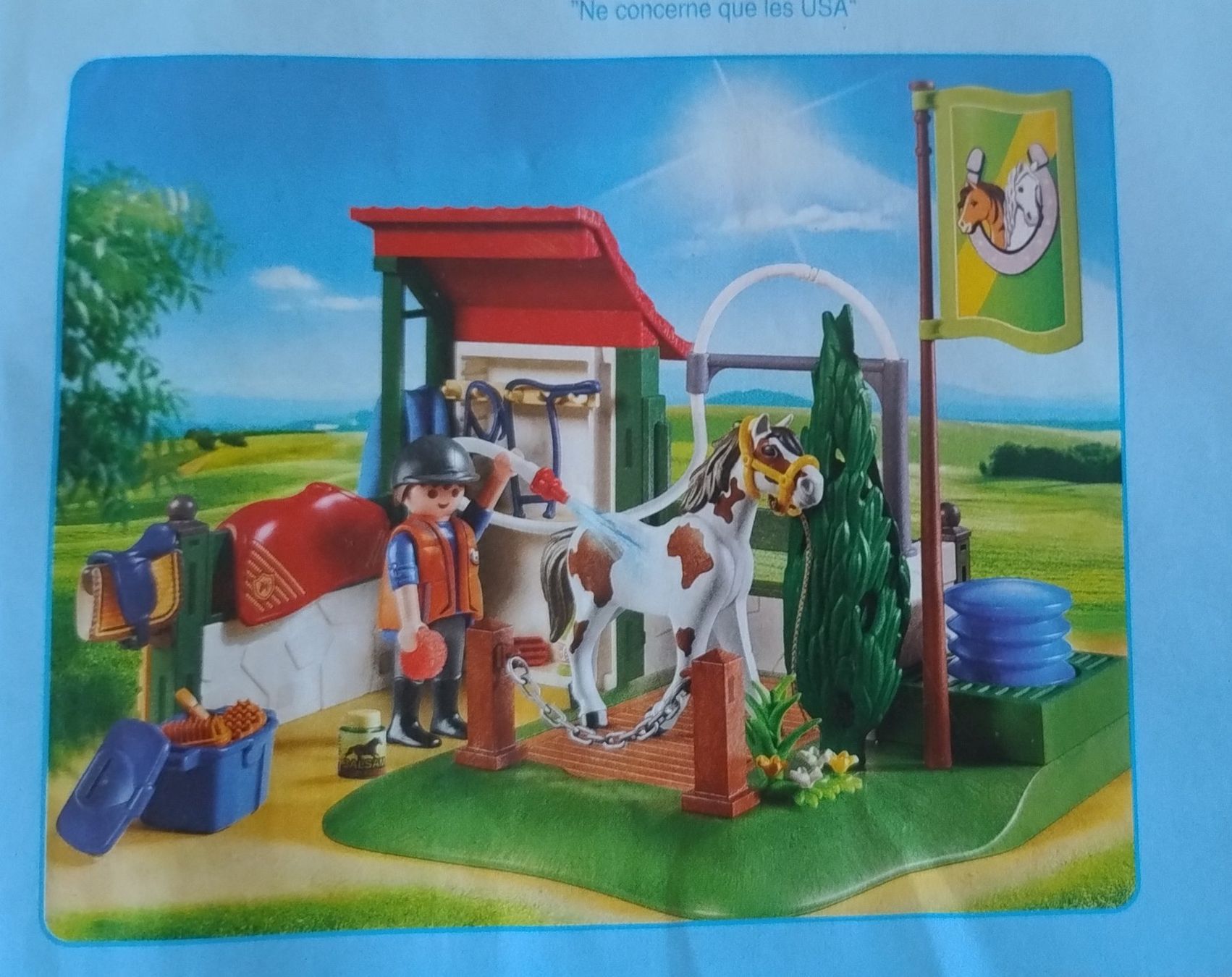 Playmobil Spielzeuge: Playmobil Pferde-Waschstation – Gebraucht aus Dallenwil von and-maia