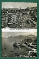 Souvenir de Lausanne-Ouchy, 2 Ansichten,ungelaufen, ca, 1965