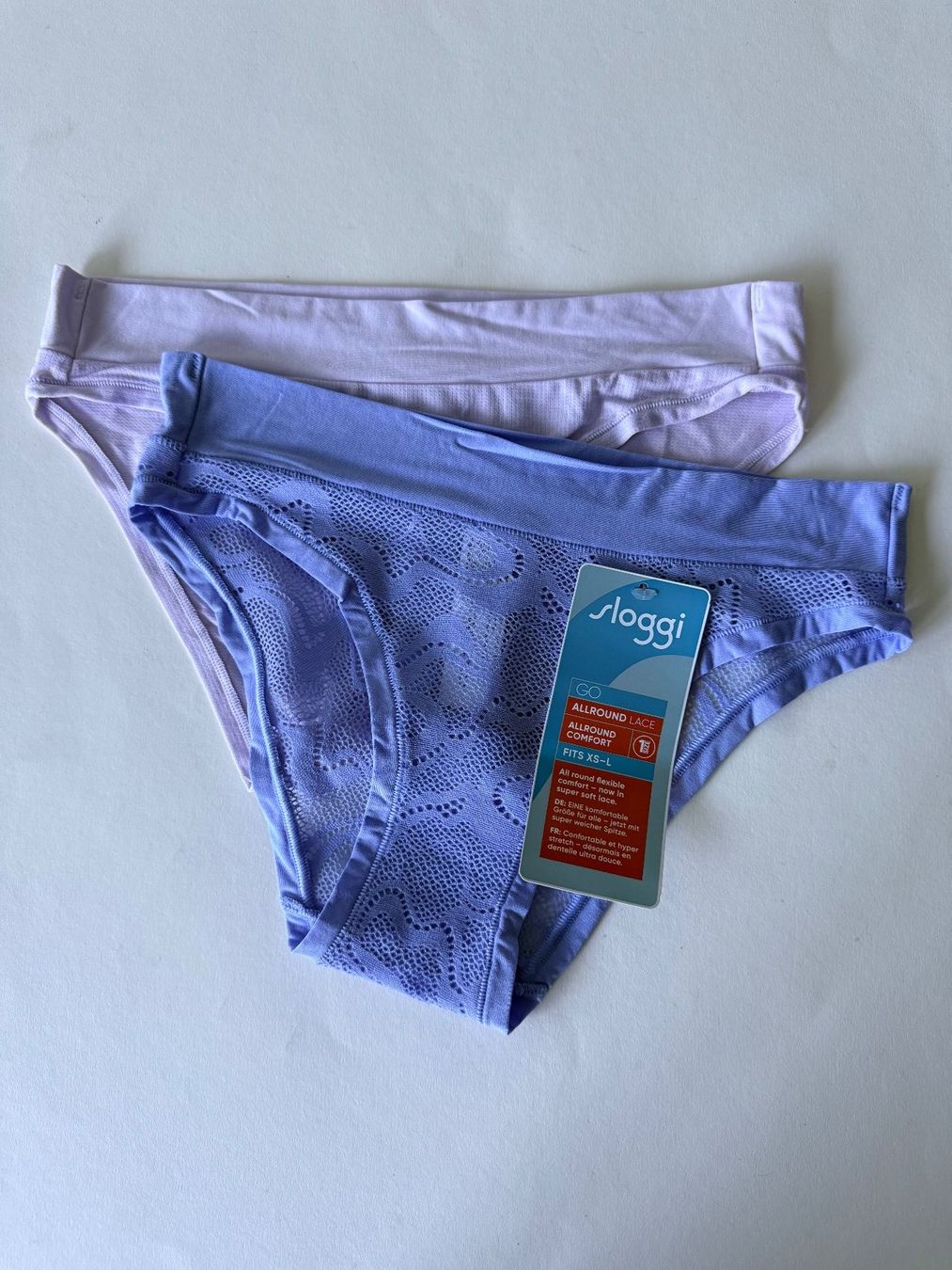 Sloggi Sonstige Unterwäsche: SLOGGI, Mini Go Allround, One Size, 2 Stk.  Helllila/-blau – Neu und originalverpackt aus Rudolfstetten von gst_g7xl