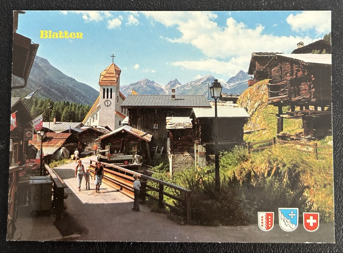 Cartoline postali: Blatten im Lötschental  – Usato da Horw venduto da Tellbub