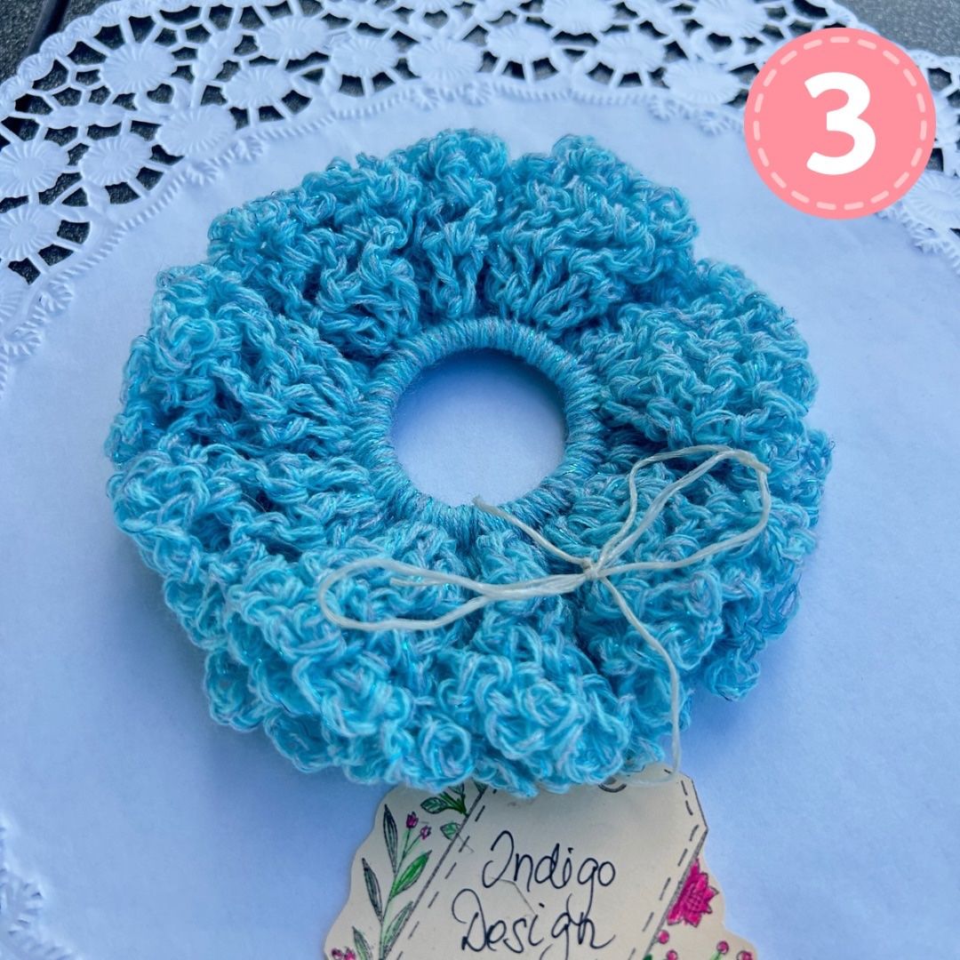 Haarschmuck: Handgemachtes Boho Scrunchie – weich & dehnbar – Neu und originalverpackt aus Regensdorf von Spyke55 3