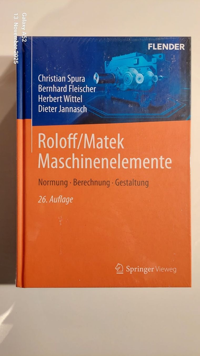 Roloff/Matek Maschinenelemente, 26. Auflage - Top! (Neu (gemäss ...