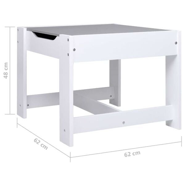Tischset: Table pour enfants avec 2 chaises Blanc MDF – Neu und originalverpackt aus Palézieux von bantouklan1 9