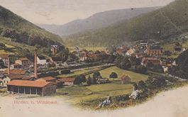 Höfen  (D - Baden-Württemberg)  bei Wildbad    um 1920