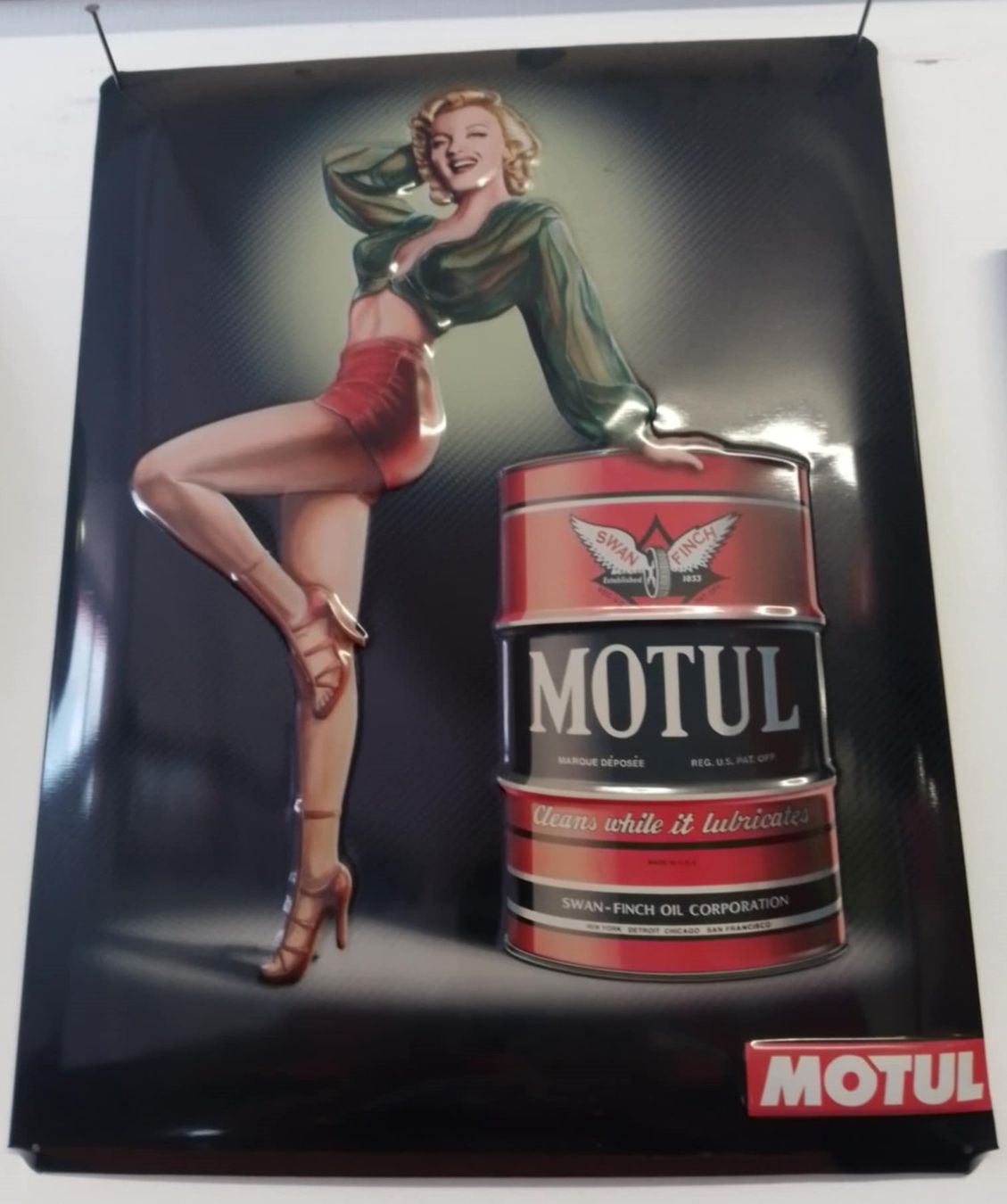 Motul Insegne: Blechschild, Werbeschild,  Motul – Usato da Niedergösgen venduto da usc_l8gm