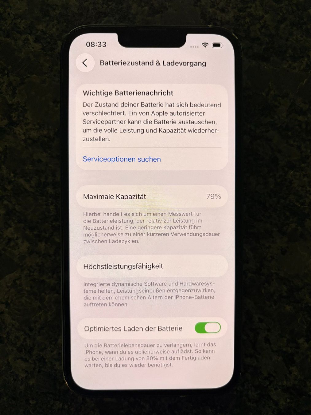 Apple Portables: iPhone 14 128 GB Mitternacht, Akku 79% – D'occasion à Wolfhausen par vins_zh 5